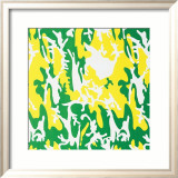 Camouflage, c.1987 (green, yellow, white) Poster tekijänä Andy Warhol