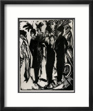 Five Cocottes Poster par Ernst Ludwig Kirchner