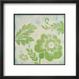 Green Floral Láminas por Hope Smith