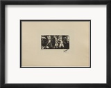 W08 - Filles de la nuit Reproduction encadrée édition limitée par Jules Pascin