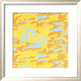 Camouflage, c.1987 (orange, yellow, blue) Posters tekijänä Andy Warhol