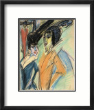 Two Cocottes Affiches par Ernst Ludwig Kirchner