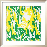 Camouflage, c.1987 (green, yellow, white) Poster von Andy Warhol