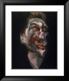 Trois Etudes pour le Portrait de Geoge Dyer Affiche par Francis Bacon