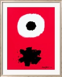 White Disc Red Ground, c.1967 Kunstdruck von Adolph Gottlieb