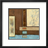 Chinese Scroll in Blue I Pósters por Mauro Chinese Scroll in Blue I Pósters por Mauro