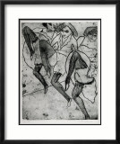 Dancers in Hamburg Kunstdrucke von Ernst Ludwig Kirchner