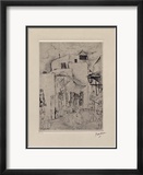 107 - Les souks Reproduction encadrée édition limitée par Jules Pascin