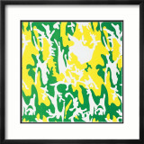 Camouflage, c.1987 (green, yellow, white) Poster von Andy Warhol