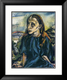 Portrait d'une Jeune Fille, c.1913 Affiches par Oskar Kokoschka