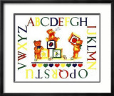 Alphabets des oursons Poster par Marnie Bishop Elmer