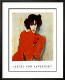 Bildnis Alexander Sacharoff Affiche par Alexej Von Jawlensky