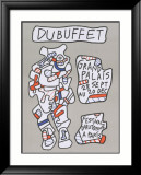 Festival D'Automne a Paris Stampa con cornice, edizione limitata di Jean Dubuffet Festival D'Automne a Paris Stampa con cornice, edizione limitata di Jean Dubuffet
