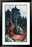 Winding Path in the Black Forest Arte por Max Beckmann
