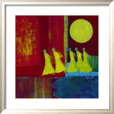 Red Carpet II Kunstdruck von Marjolijn Van Ginkel
