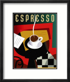Cubist Espresso Plakat af Eli Adams