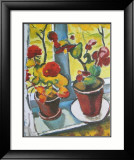 Flowers at the Window, Begonias Láminas por Auguste Macke