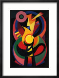 Symchromie en Noir, c.1939 Affiche par Auguste Herbin