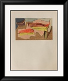 Nature morte aux poissons Reproduction encadrée édition limitée par Louis Marcoussis