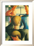 Gruppe Am Gelandernr, 1931 Art by Oskar Schlemmer
