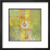 Floral with Cursive II Prints by Pierre Fortin