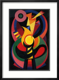 Symchromie en Noir, c.1939 Pósters por Auguste Herbin