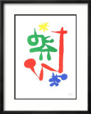 Parler Seul, 1947 Lámina enmarcada de edición limitada por Joan Miró Parler Seul, 1947 Lámina enmarcada de edición limitada por Joan Miró