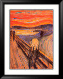The Scream, c.1893 Art by Edvard Munch
