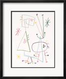 Parler Seul, 1947 Lámina enmarcada de edición limitada por Joan Miró Parler Seul, 1947 Lámina enmarcada de edición limitada por Joan Miró