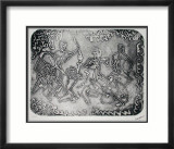 142 - Jazz band Reproduction encadrée édition limitée par Jules Pascin