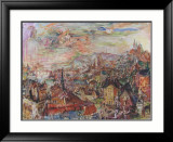 View of Prague Affiche par Oskar Kokoschka