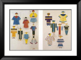 Die Nachtigall, 1929 Posters by Oskar Schlemmer