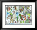 Flamme Fatale Inramat tryck i begränsad utgåva av Roberto Matta