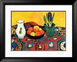 Hyazinthenteppich Still Life Affiche par Auguste Macke