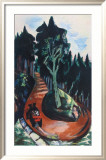 Winding Path in the Black Forest Kunst av Max Beckmann Winding Path in the Black Forest Kunst av Max Beckmann