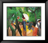 Promenade, 1913 Art par Auguste Macke