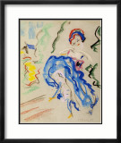 Dancer with a Blue Skirt Affiches par Ernst Ludwig Kirchner