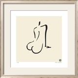 Abstract Female Nude IV Gerahmter Druck (limitierte Auflage) von Ty Wilson