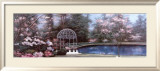 Lakeside Gazebo Panel Stampe di Diane Romanello Lakeside Gazebo Panel Stampe di Diane Romanello