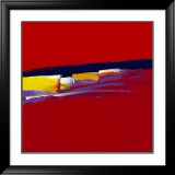 Symphonie Rouge Poster par Guy Fontdeville