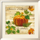 Saveurs de L'Automne, Le Potiron Print by Noel Romero