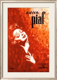 Edith Piaf Framed Giclee Print by John Douglas