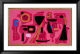 Roter Fries, c.1954 Láminas por Willi Baumeister