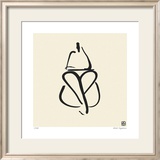 Abstract Female Nude III Gerahmter Druck (limitierte Auflage) von Ty Wilson