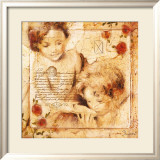 Les Anges, De Toute Mon Ame Poster by Joadoor 