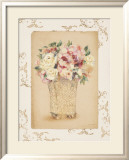 Roses in Painted Vase II Kunstdrucke von Cheri Blum