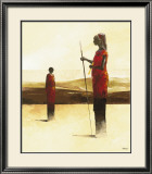 Massais III Affiches par Jean-pierre Gack