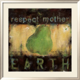 Respect Mother Earth Posters van Wani Pasion