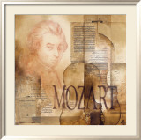 Tribute to Mozart Poster by Marie Louise Oudkerk