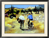 Vers le village Print by Andre Deymonaz